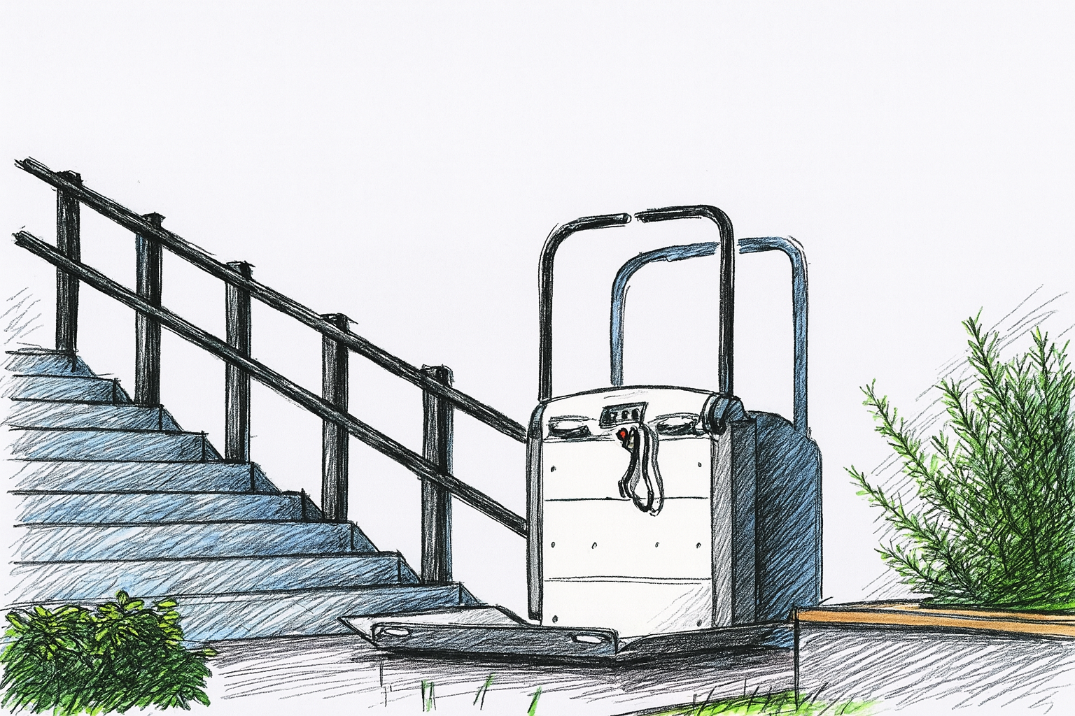 Plataforma salvaescalera